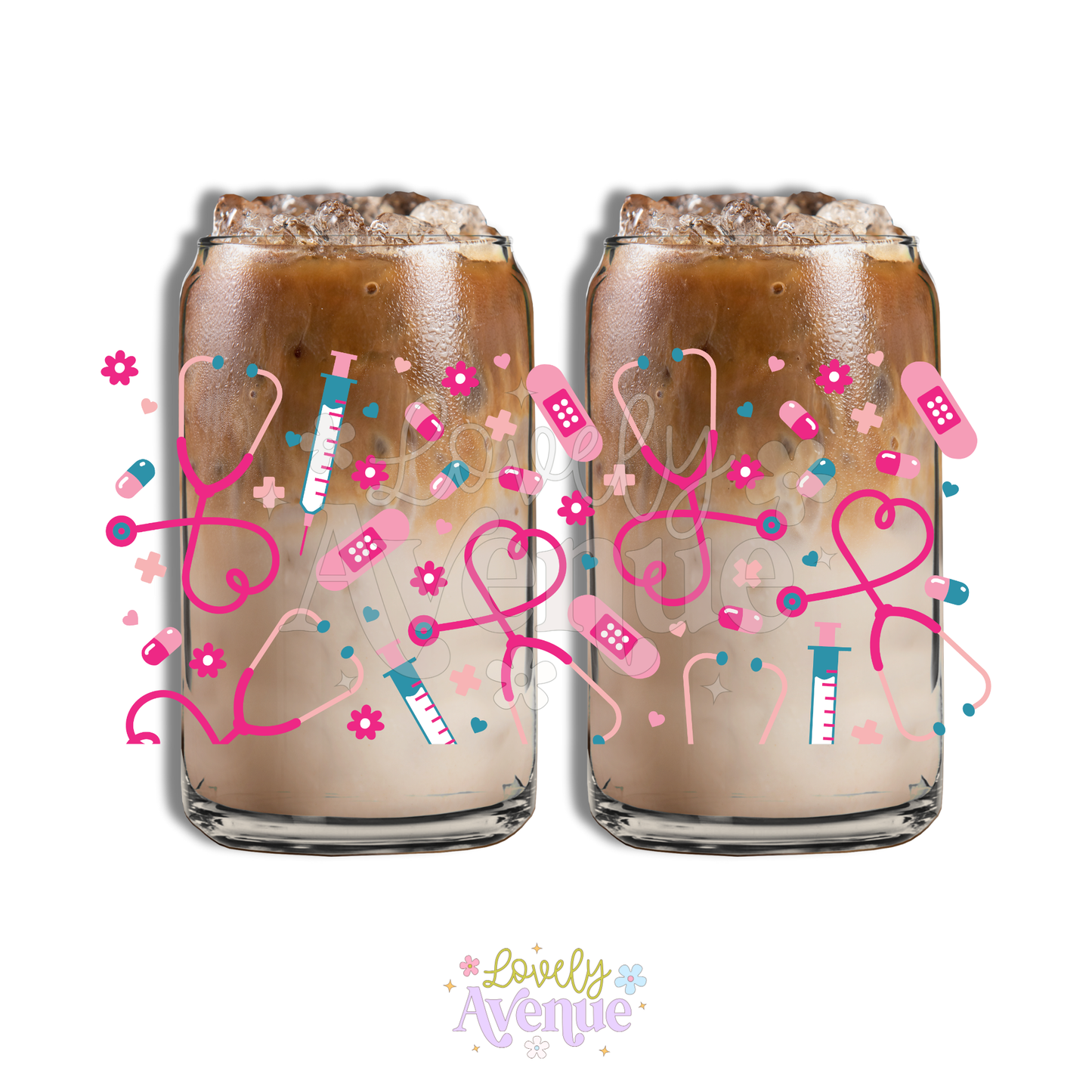 Nifty Nurse - Glass Cup