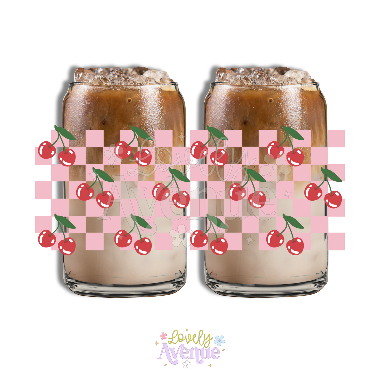 Cherry Vibes - Glass Cup