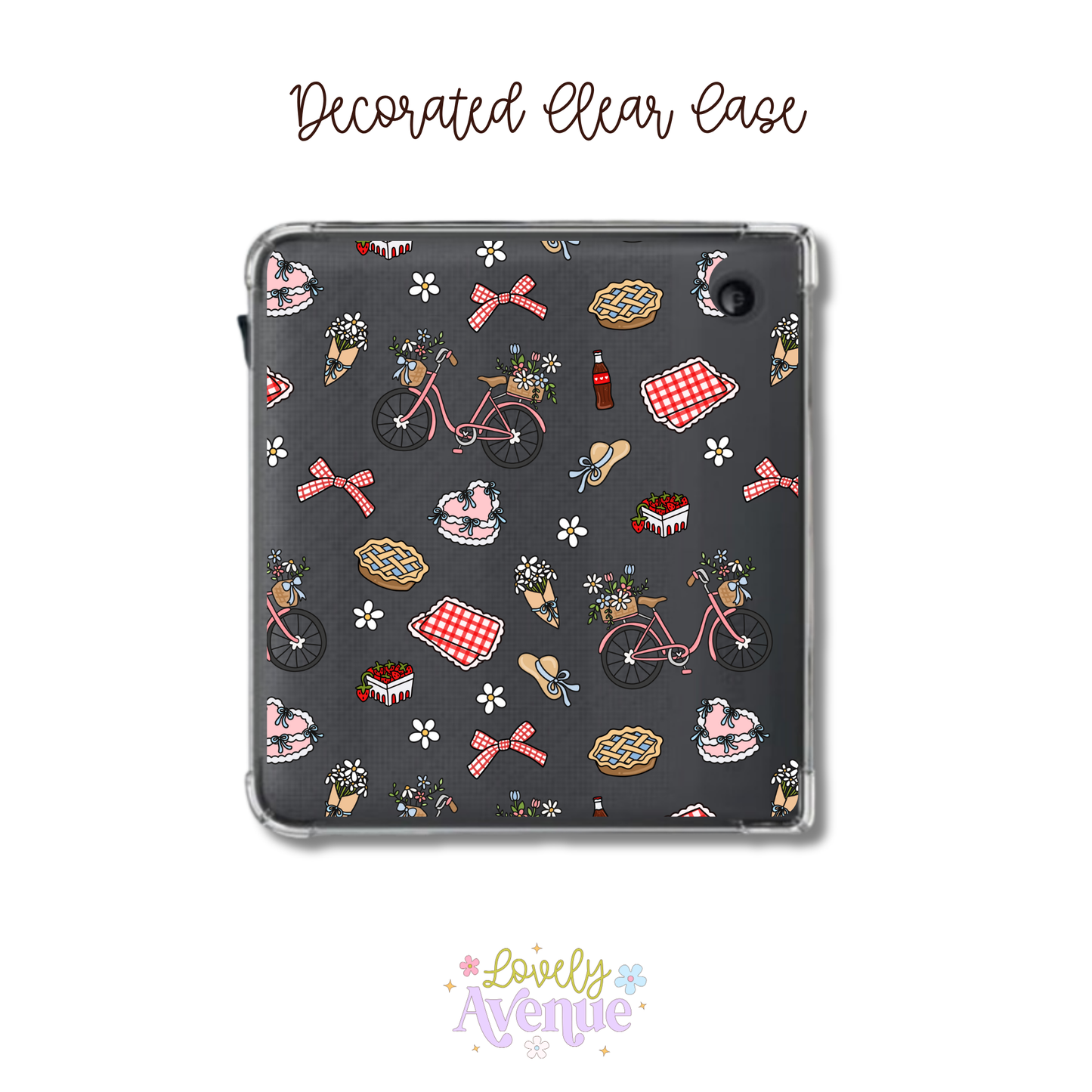 Picnic - E-Reader Decorated Clear Case