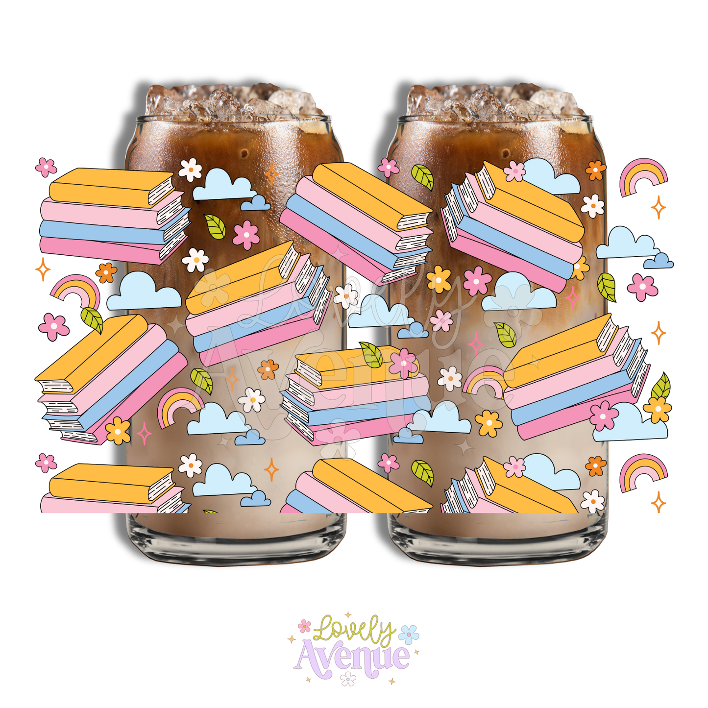 Bookish Bliss - Glass Cup