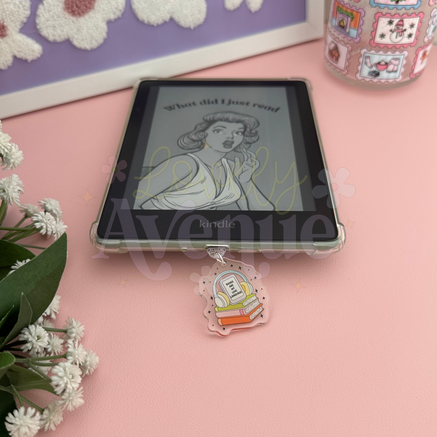 Books Are My Love Language - Acrylic Charm