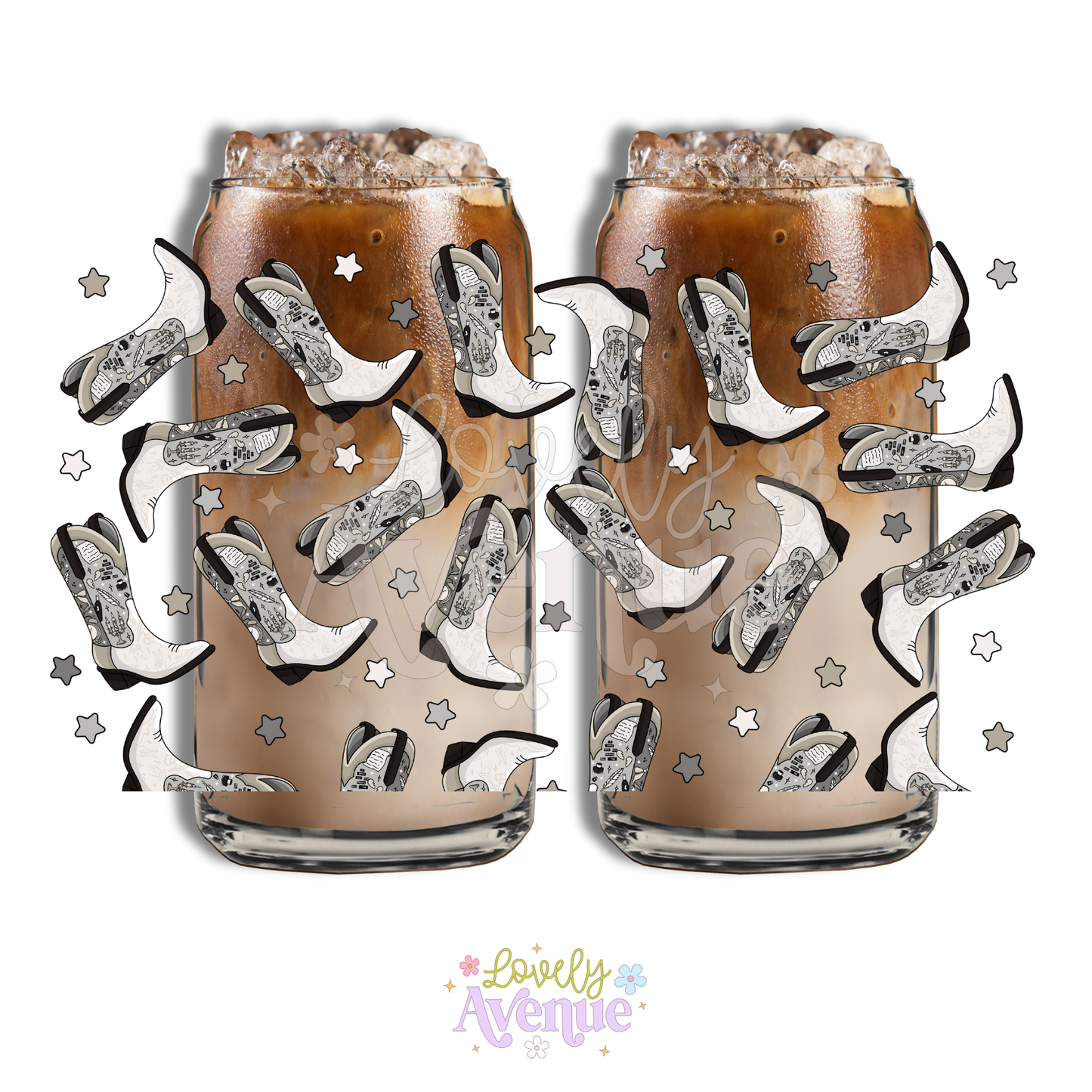 Tortured Cowgirl Boots - Glass Cup