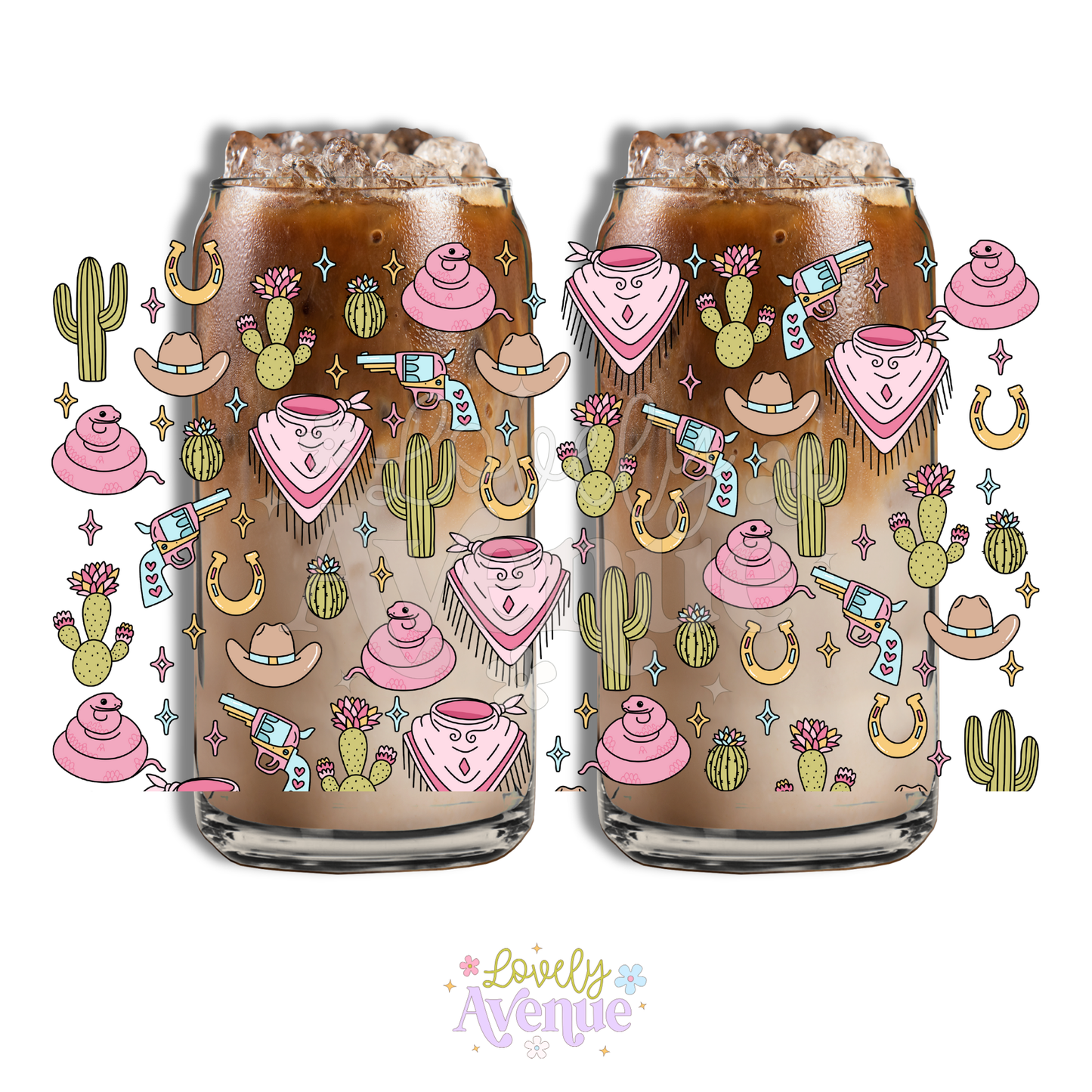 Western Girly - Glass Cup