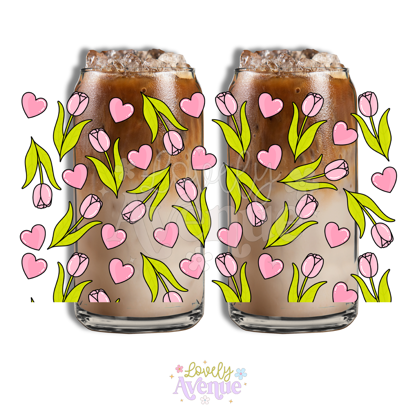 Soft Tulip - Glass Cup