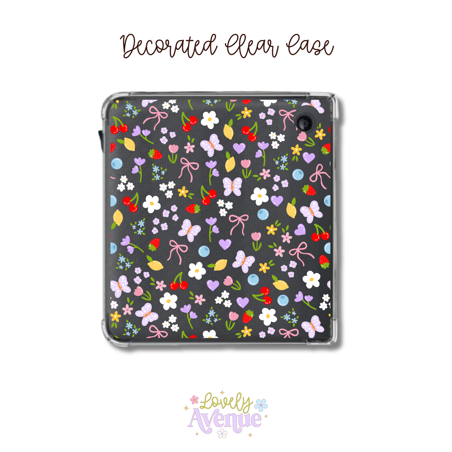 Colorful Summer - E-Reader Decorated Clear Case