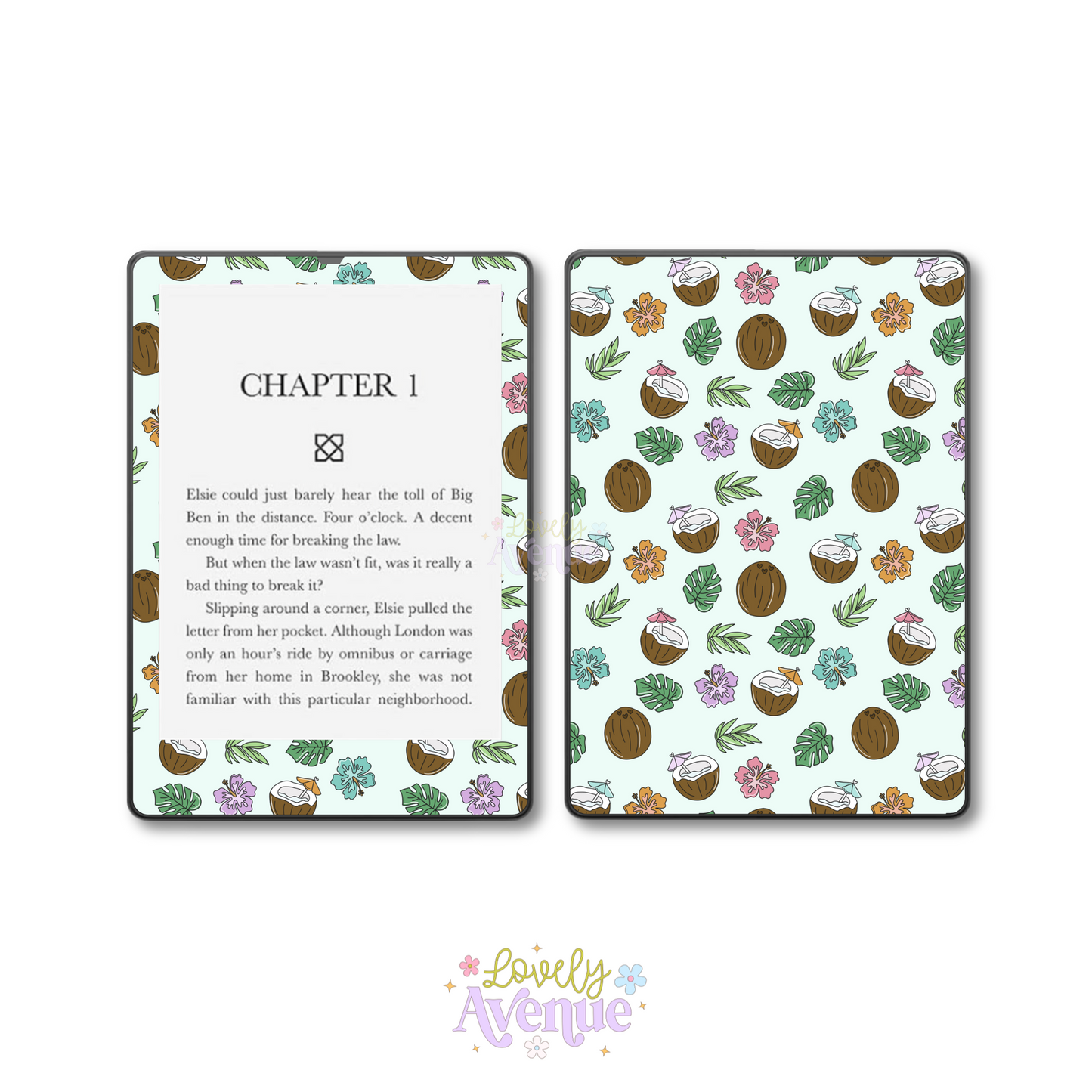 Coconuts - E-Reader Skin