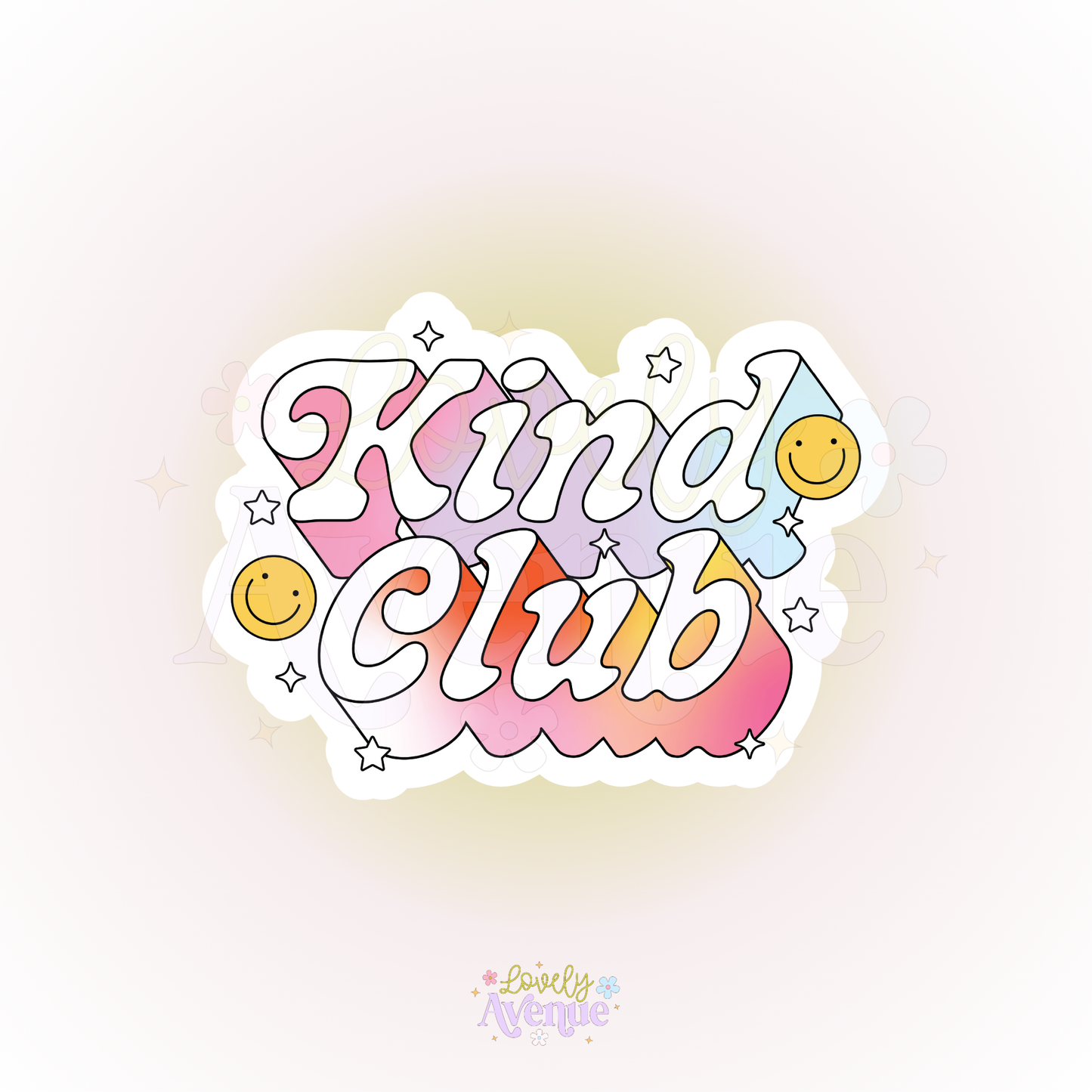 Kind Club - Sticker