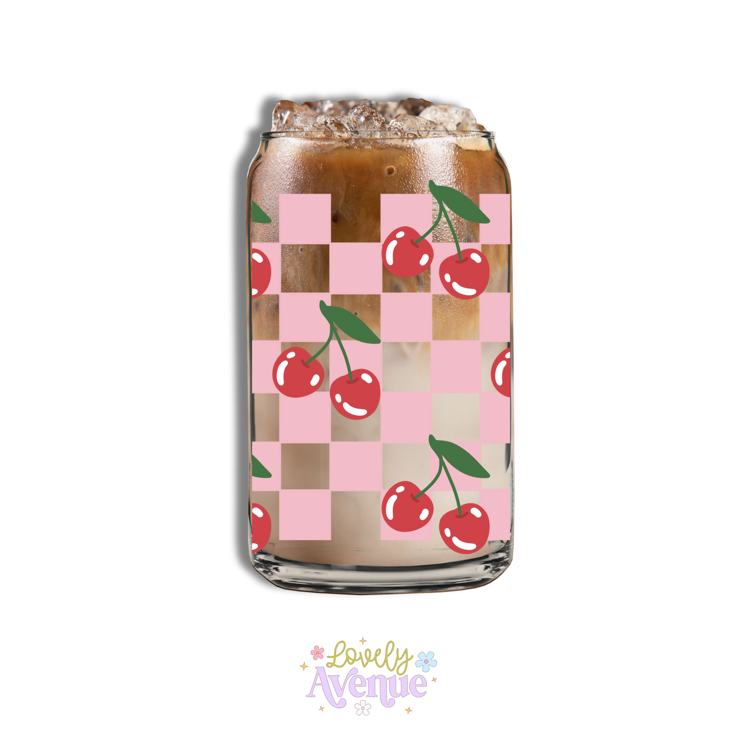 Cherry Vibes - Glass Cup