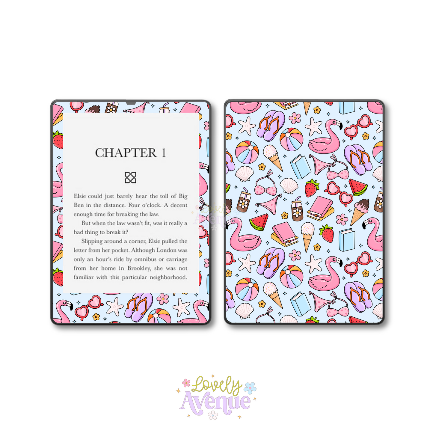 Girly Summer - E-Reader Skin