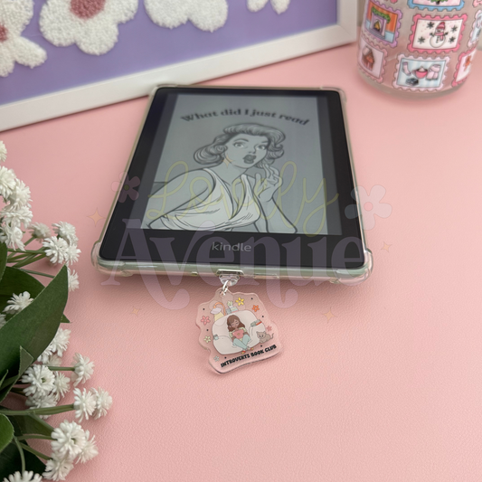 Introverts Book Club - Acrylic Charm