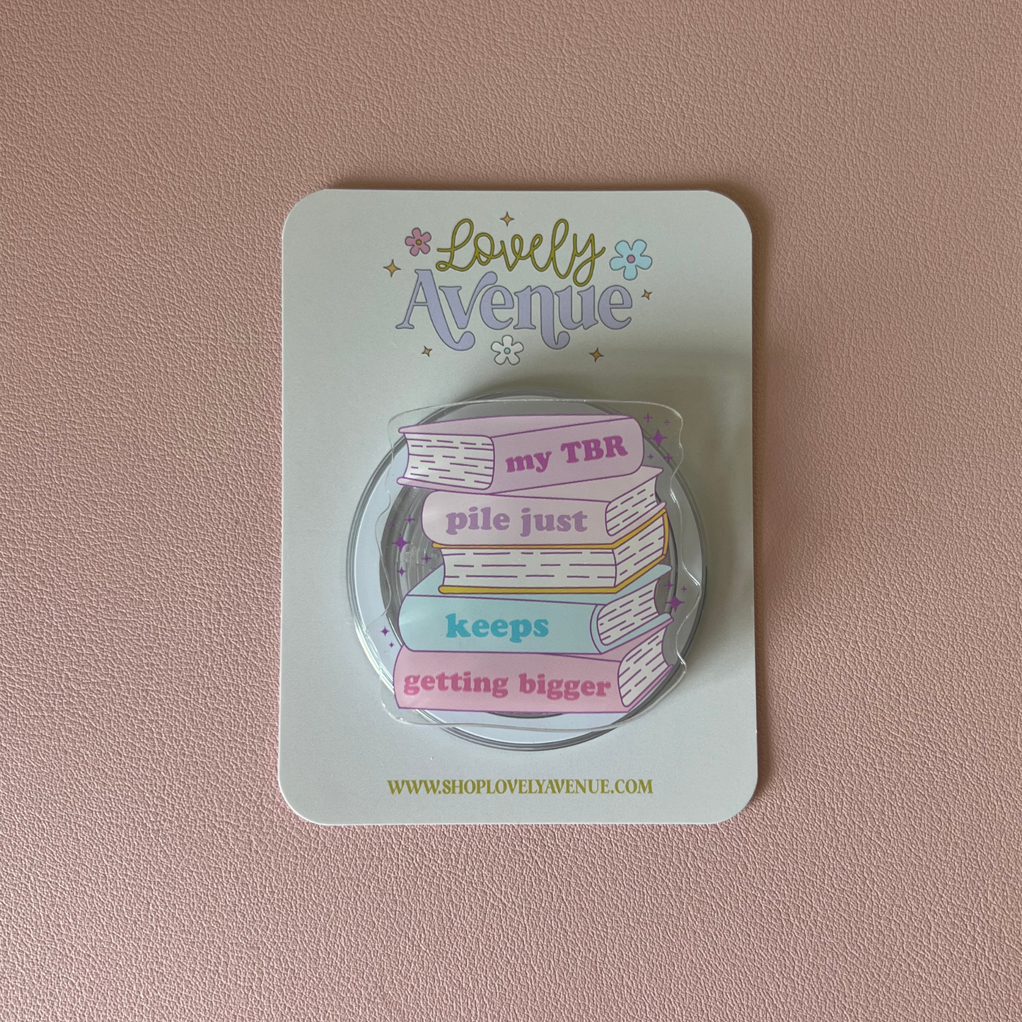 My TBR Pile Just Keeps Getting Bigger - MagSafe Pop Grip