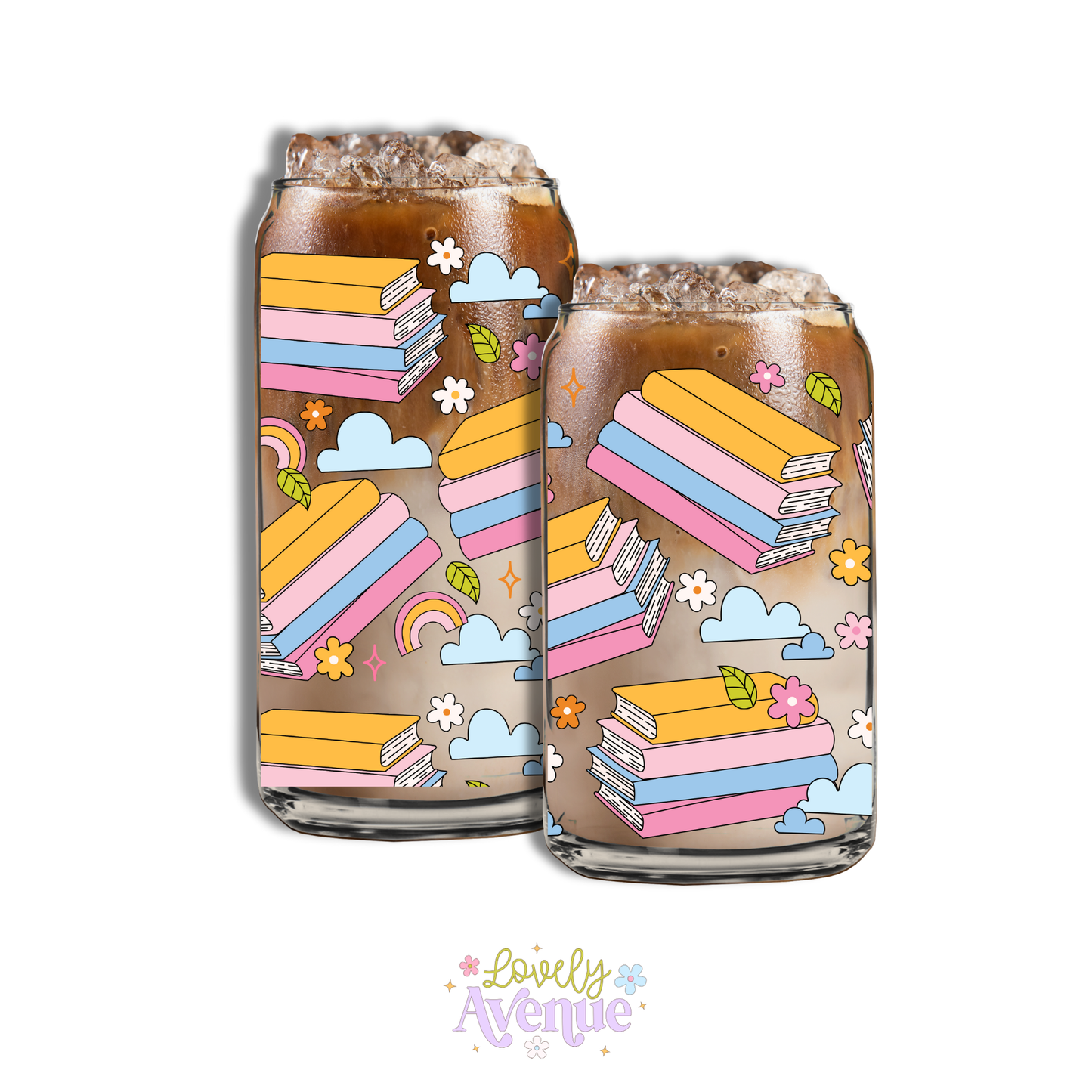 Bookish Bliss - Glass Cup