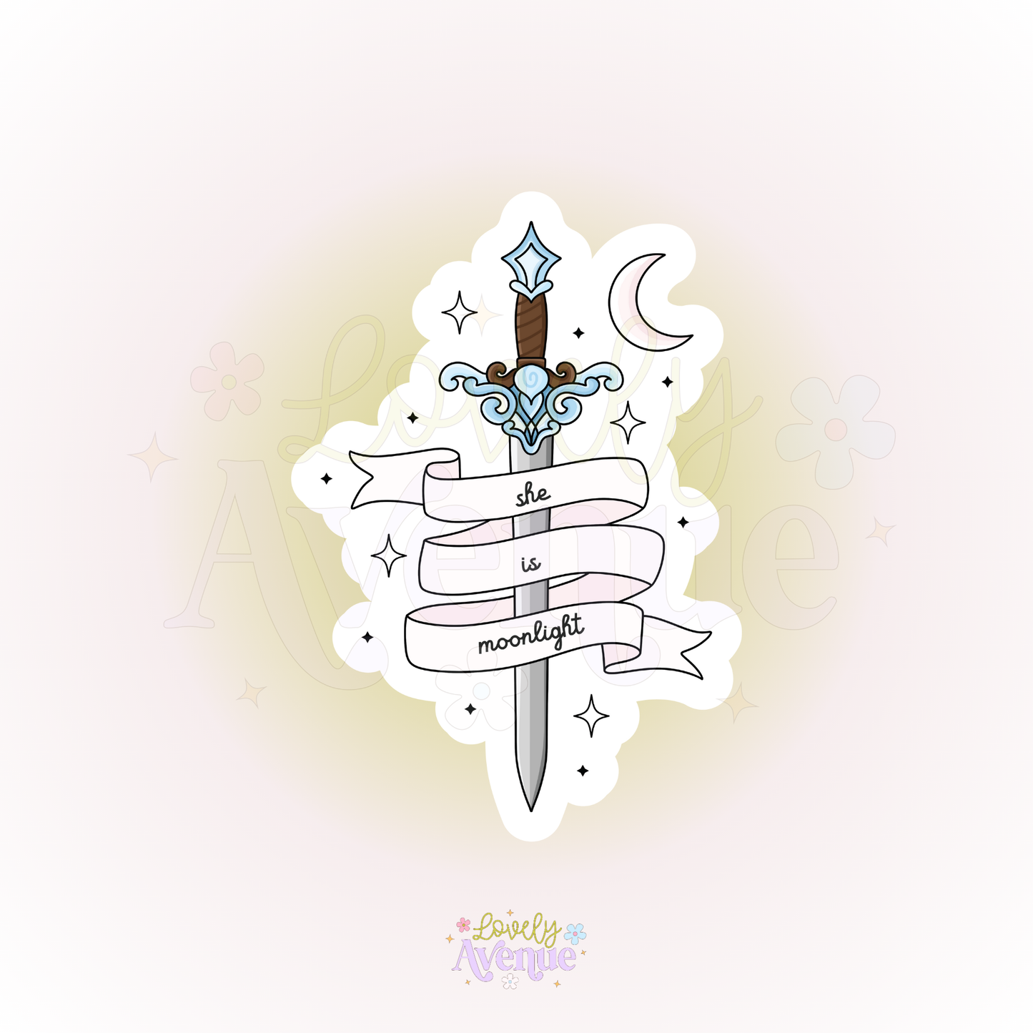 She Is Moonlight (Quicksilver) - Sticker