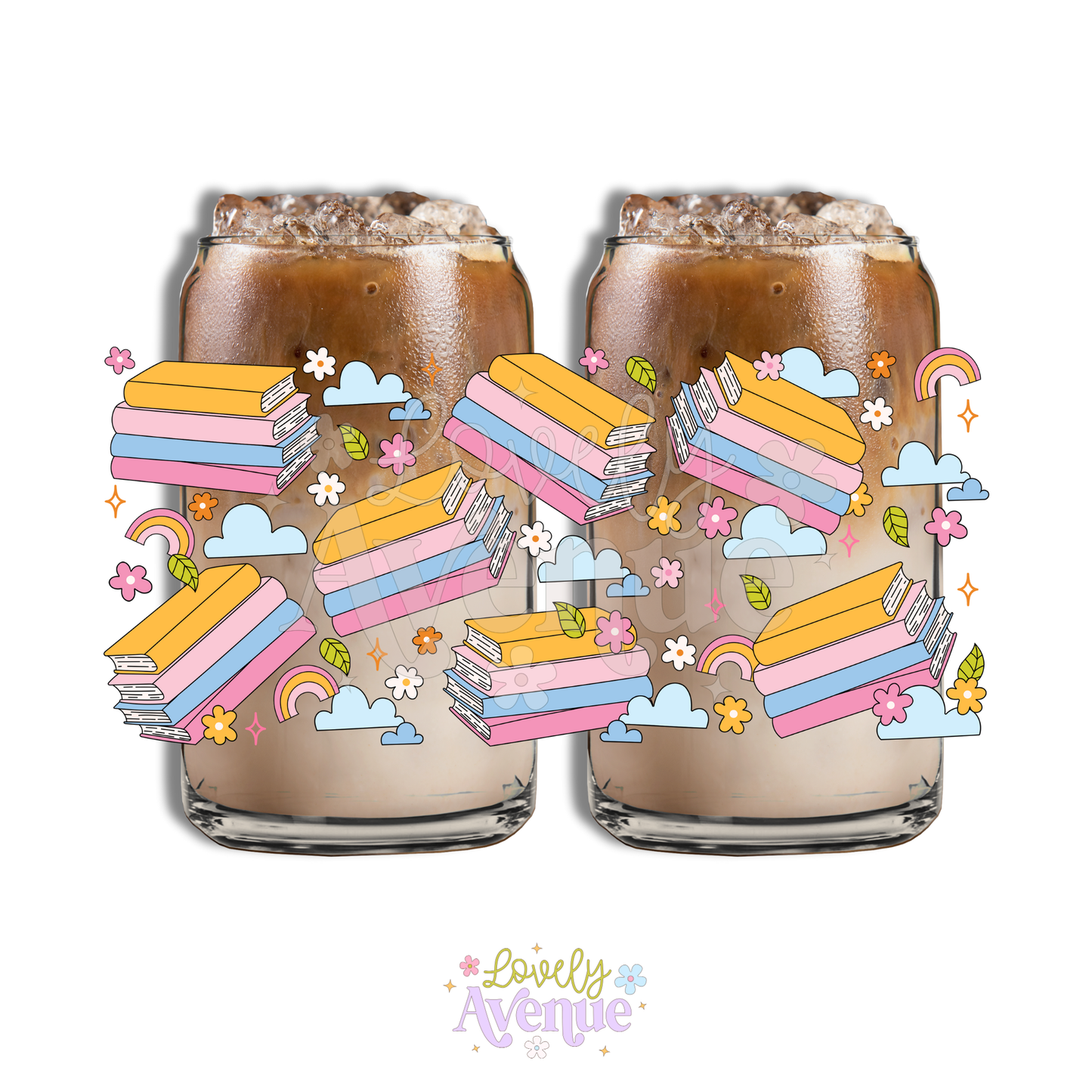 Bookish Bliss - Glass Cup