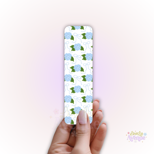 Hydrangeas - Cardstock Bookmark