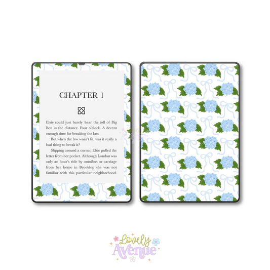 Hydrangeas - E-Reader Skin