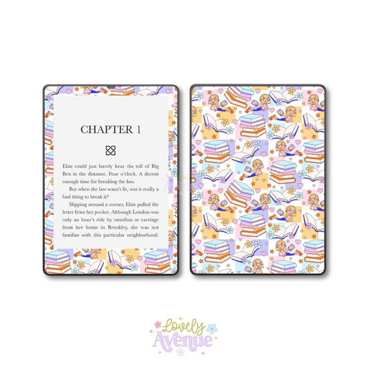 Liz Books - E-Reader Skin