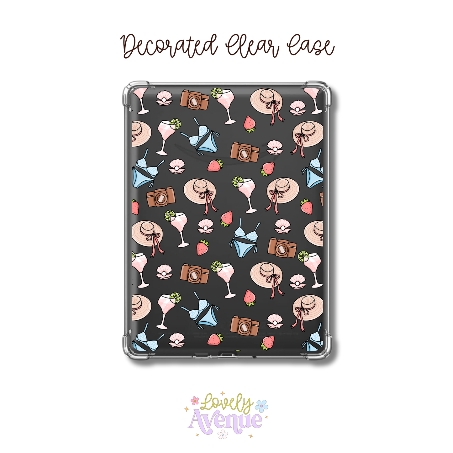 Soft Summer - E-Reader Decorated Clear Case