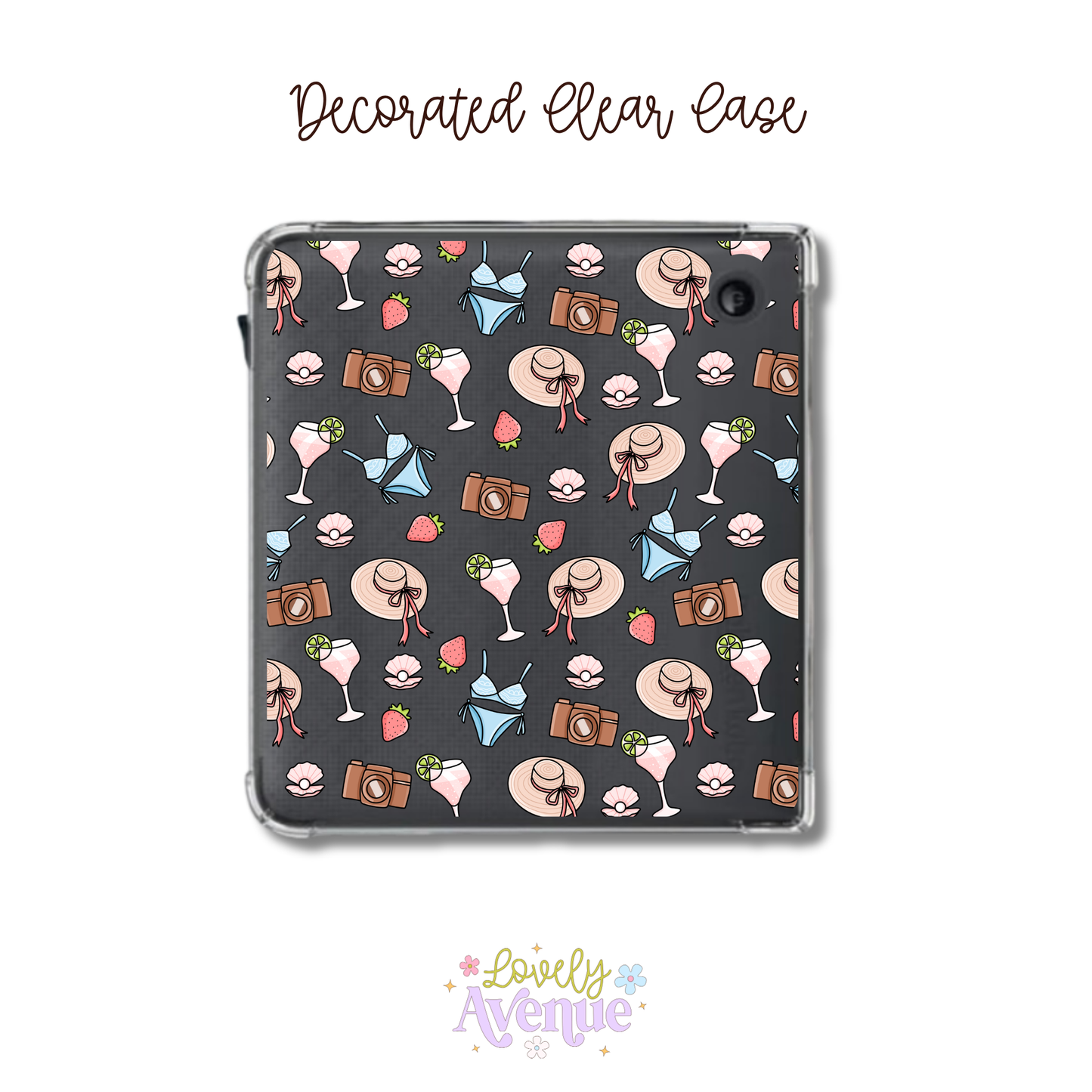 Soft Summer - E-Reader Decorated Clear Case