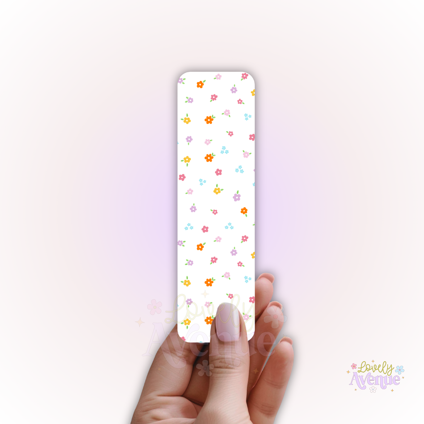Mini Flowers - Cardstock Bookmark