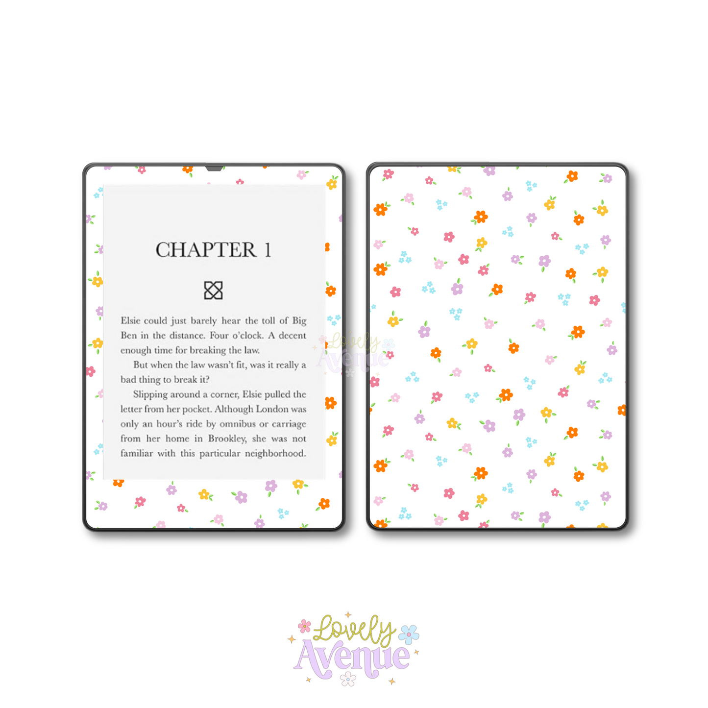 Mini Flowers - E-Reader Skin