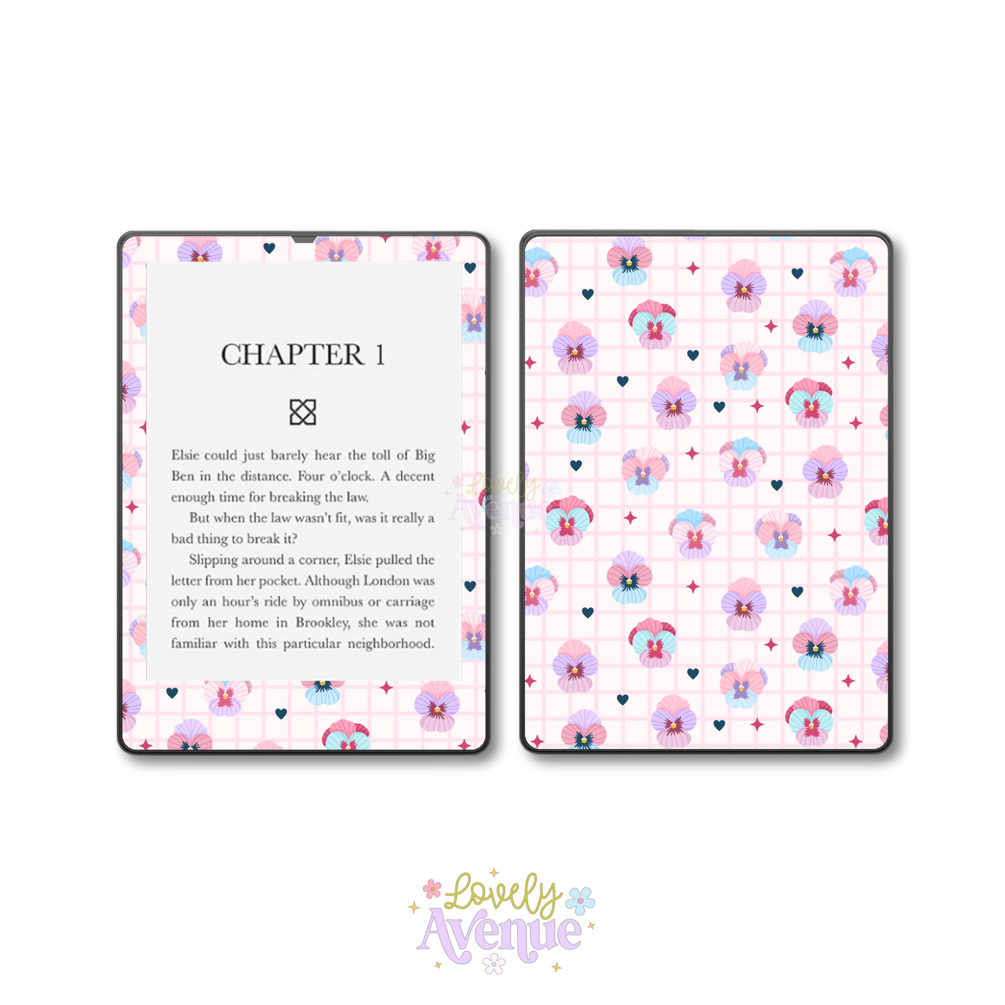 Pansy - E-Reader Skin