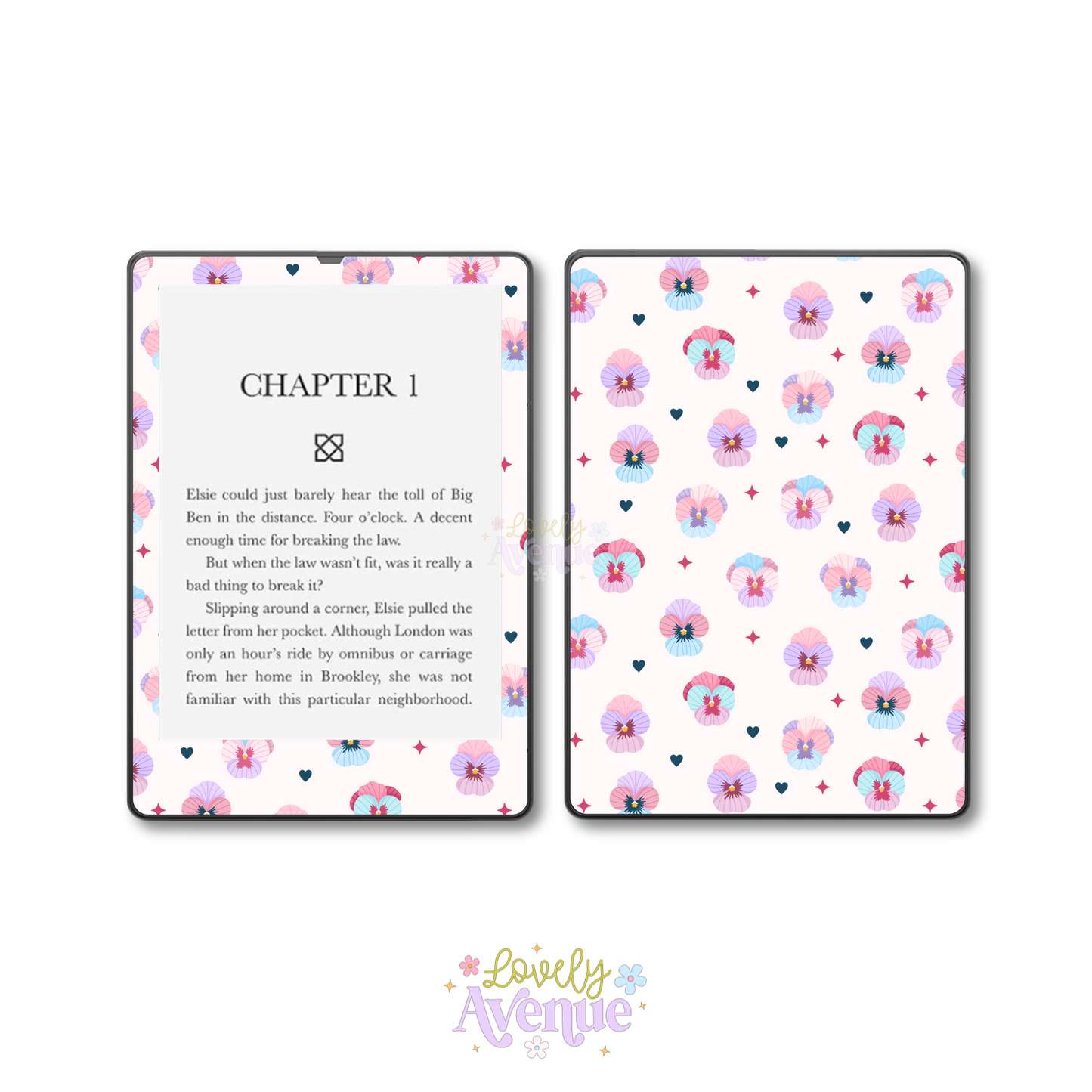 Pansy - E-Reader Skin