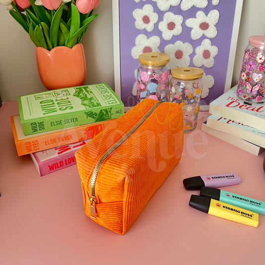 Honey Tangerine - Corduroy Pouch