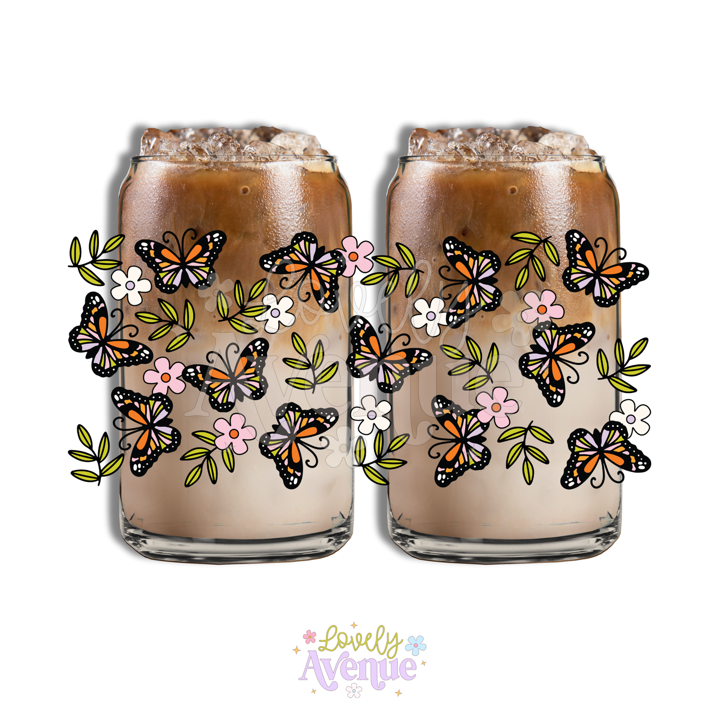 Omg Butterfly! - Glass Cup