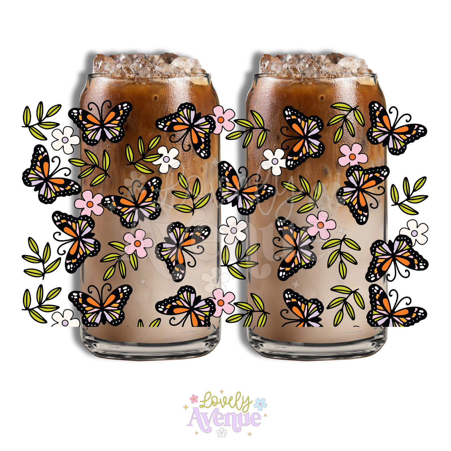 Omg Butterfly! - Glass Cup