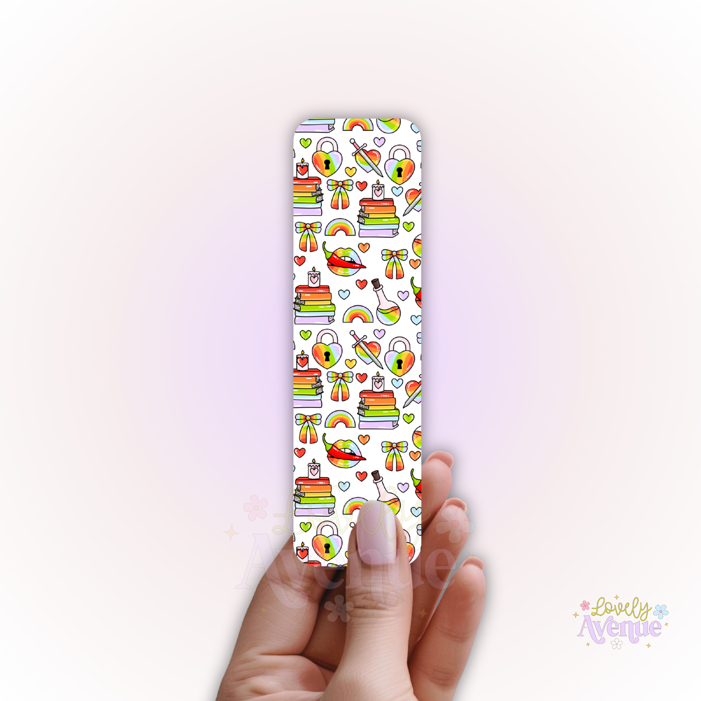 Rainbow Elements - Cardstock Bookmark