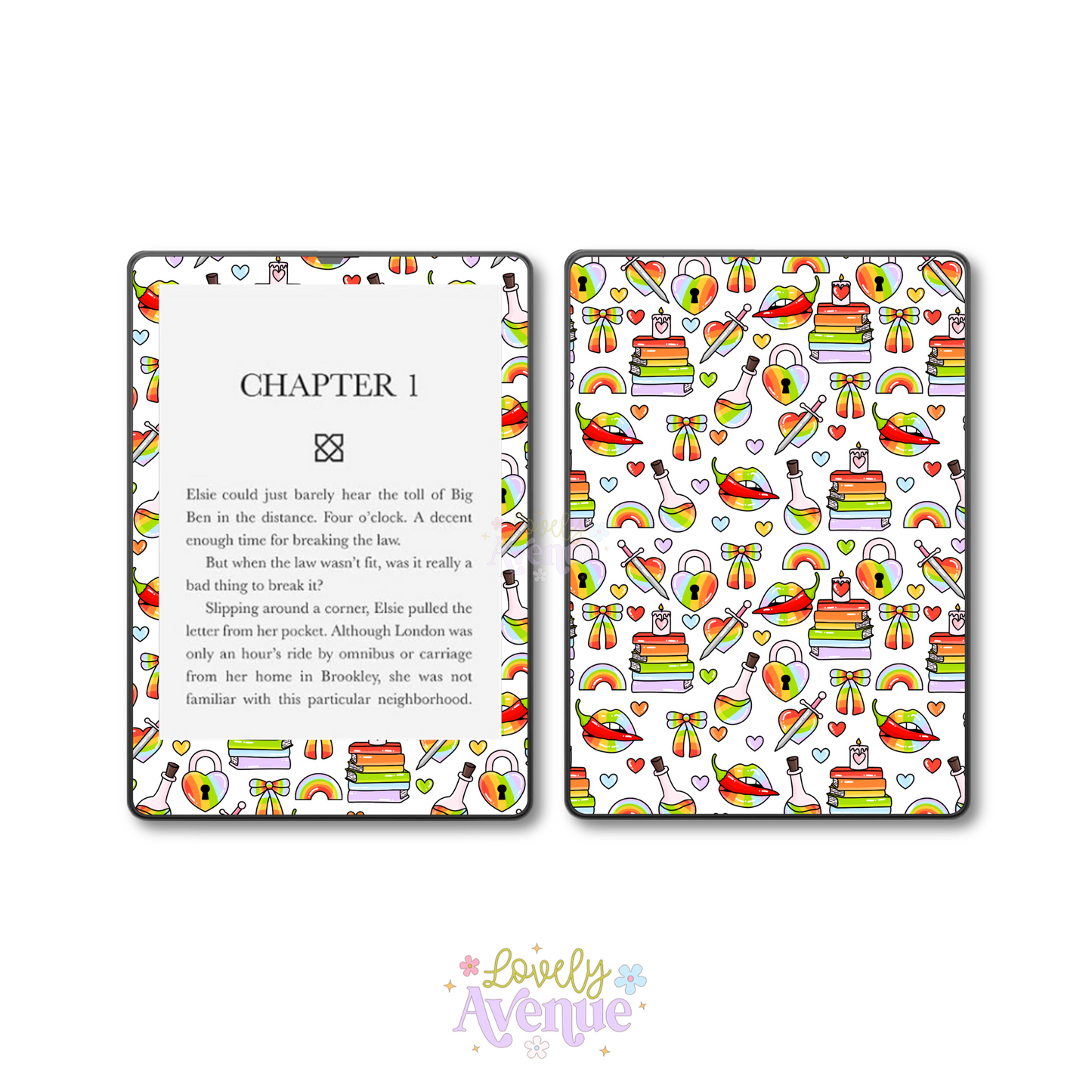 Rainbow Elements - E-Reader Skin