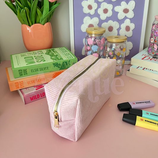 Strawberry Milk - Corduroy Pouch