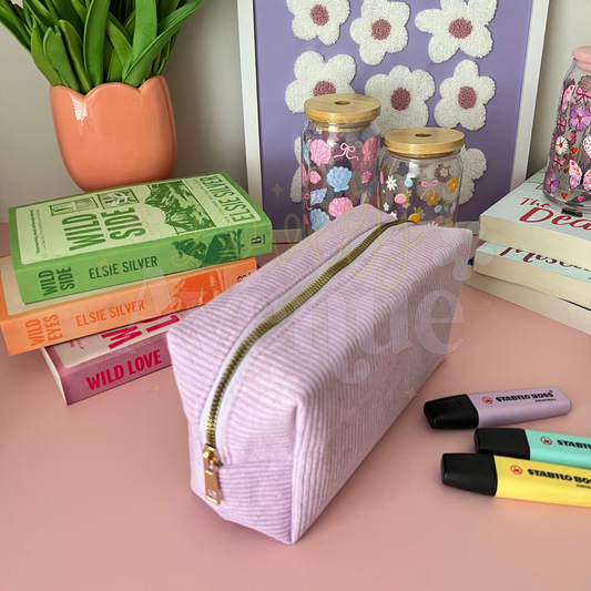 Lavender Latte - Corduroy Pouch