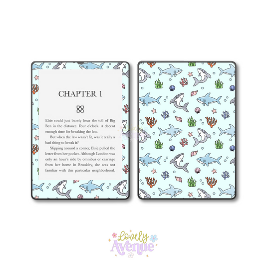 Sharks - E-Reader Skin
