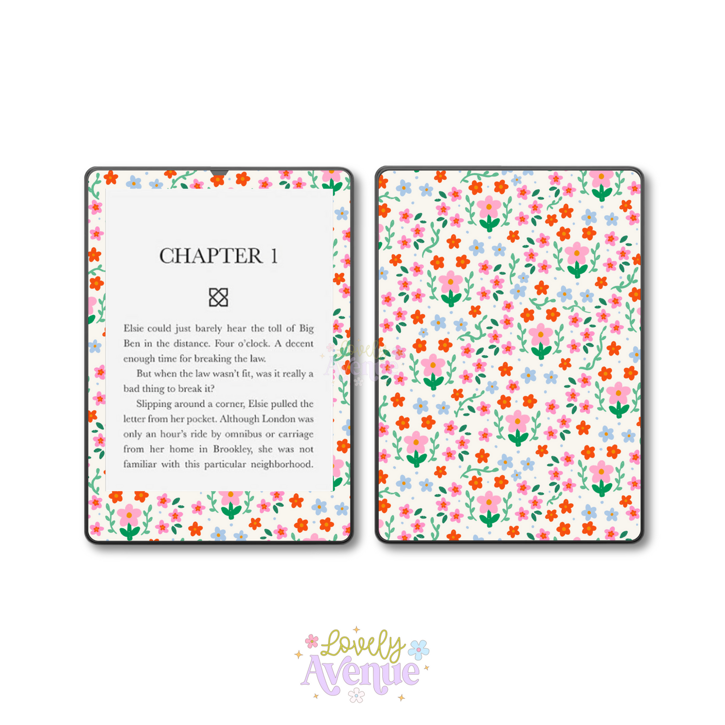 Summer Flowers - E-Reader Skin