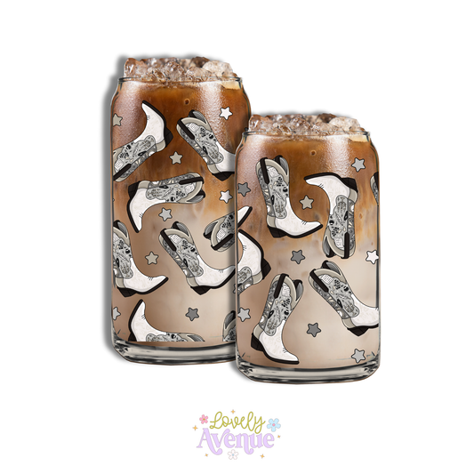 Tortured Cowgirl Boots - Glass Cup