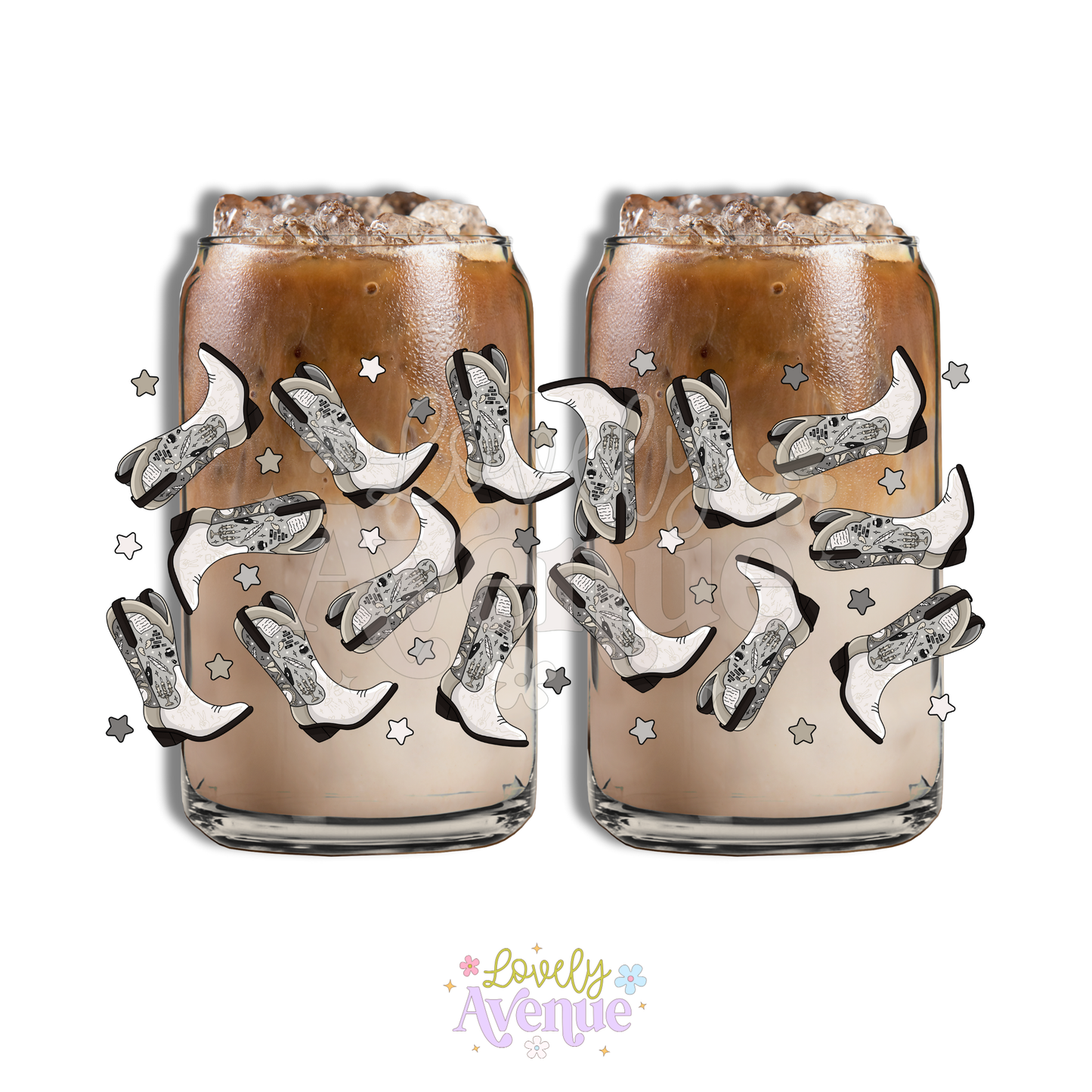 Tortured Cowgirl Boots - Glass Cup