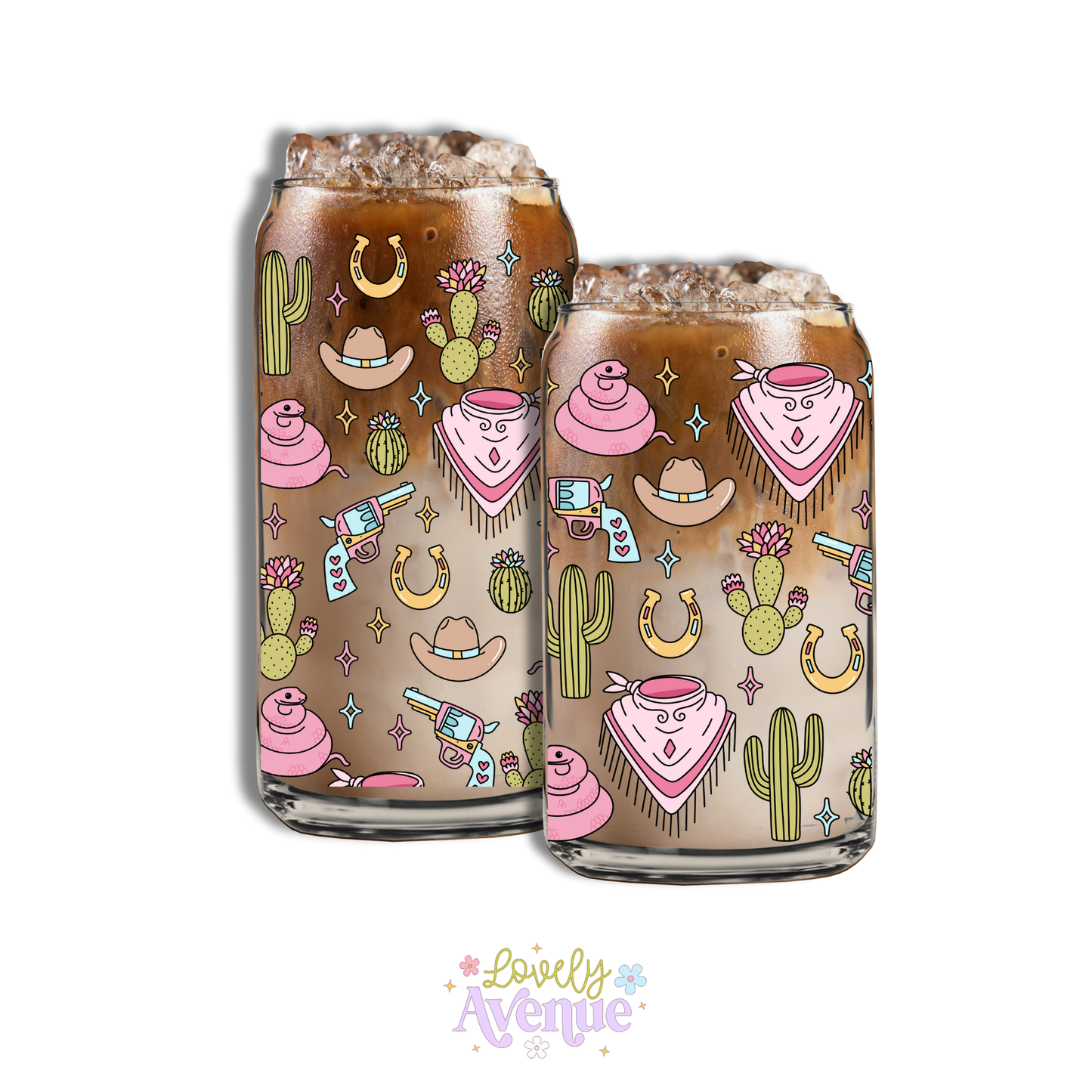 Western Girly - Glass Cup