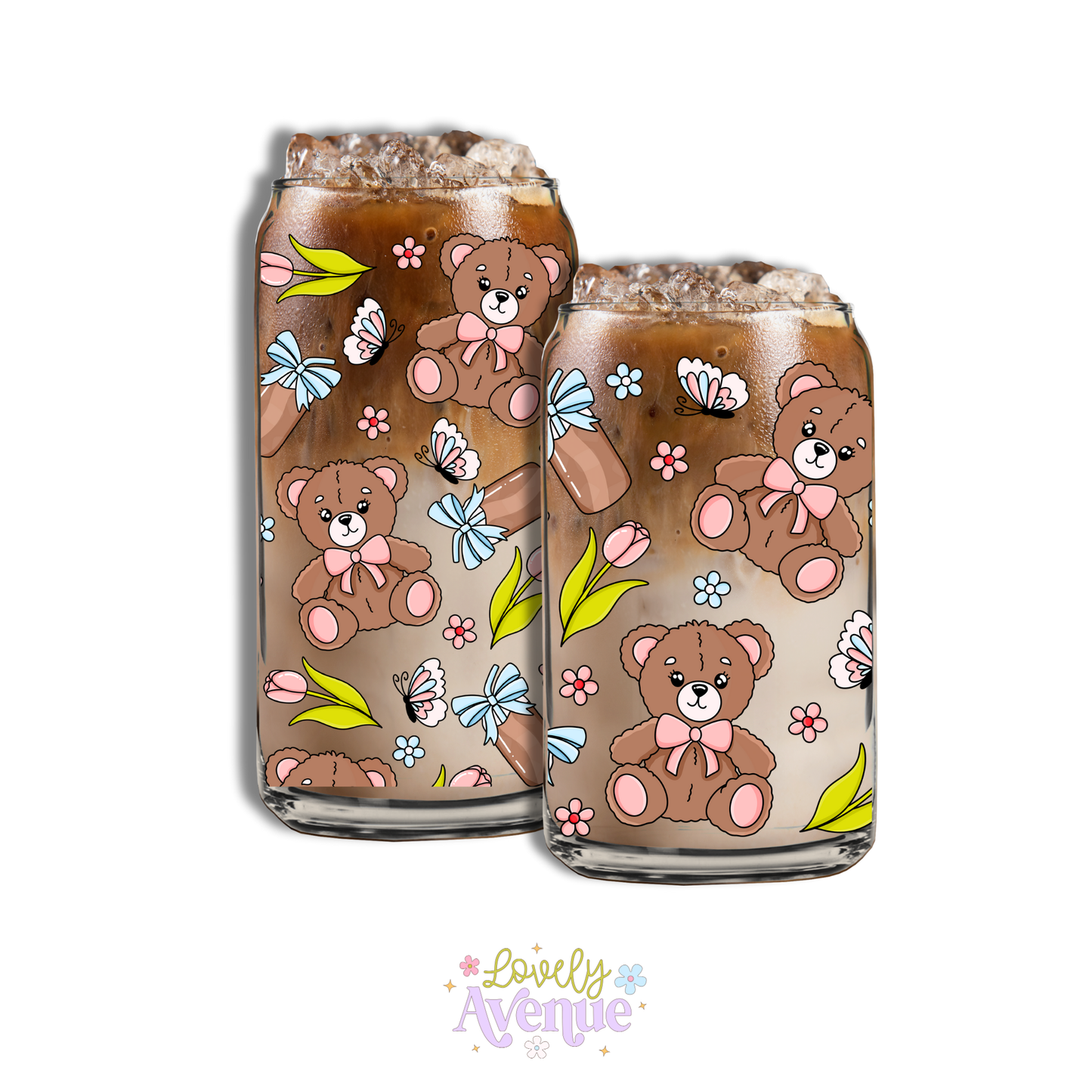 Beary Cute - Glass Cup