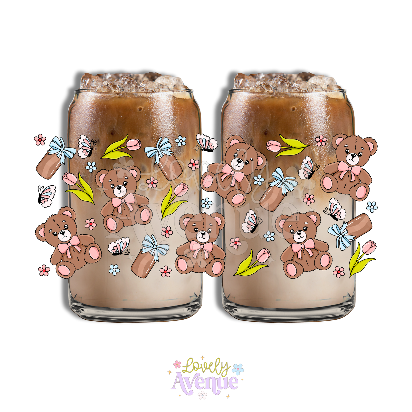 Beary Cute - Glass Cup