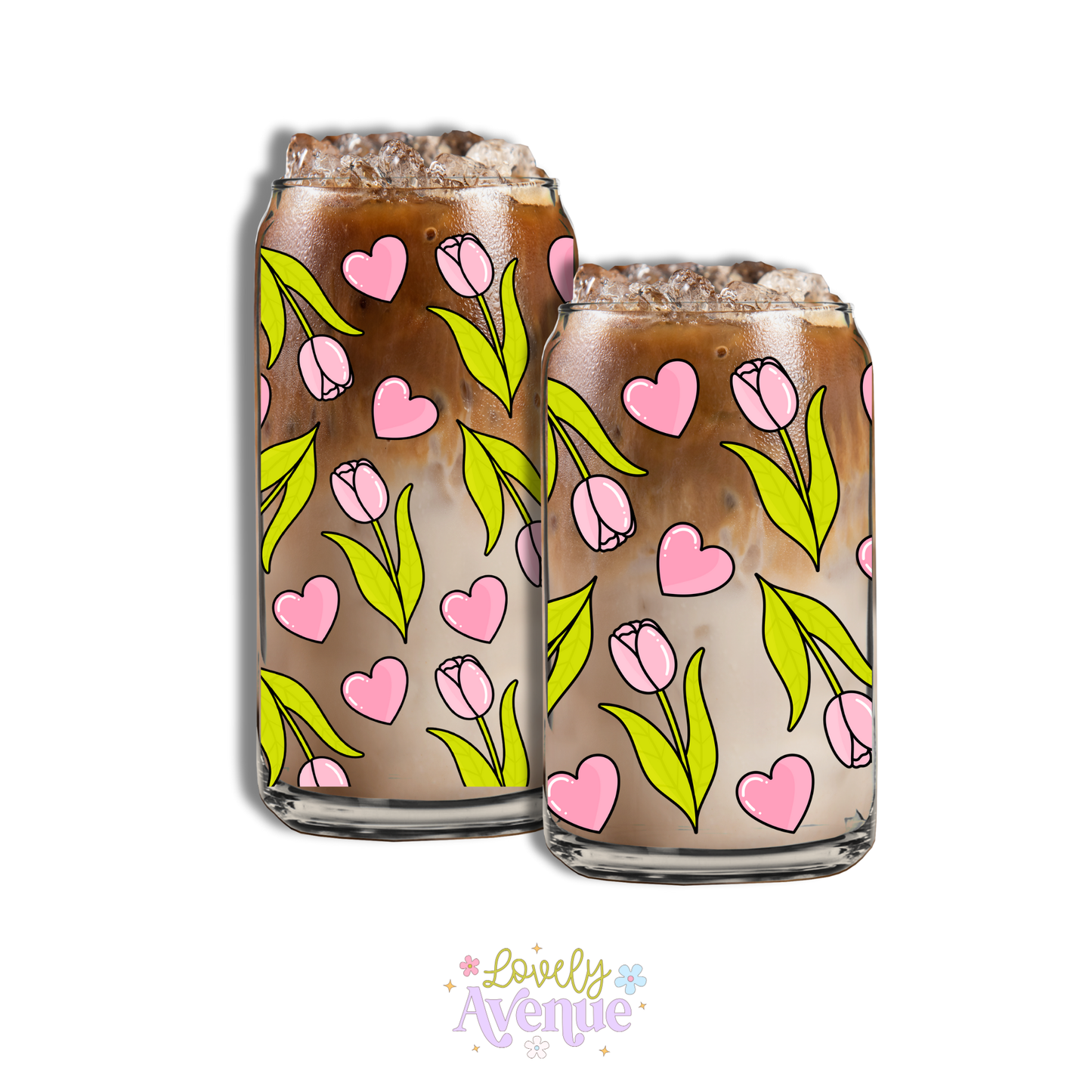 Soft Tulip - Glass Cup