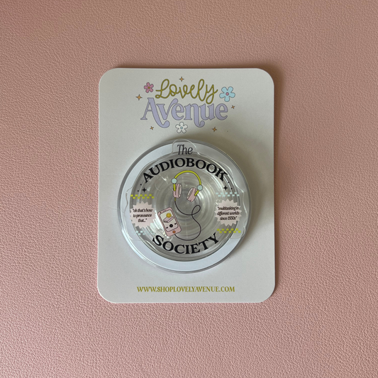 The Audiobook Society - MagSafe Pop Grip