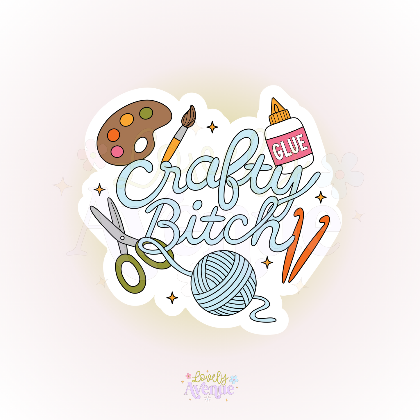 Crafty Bitch - Sticker