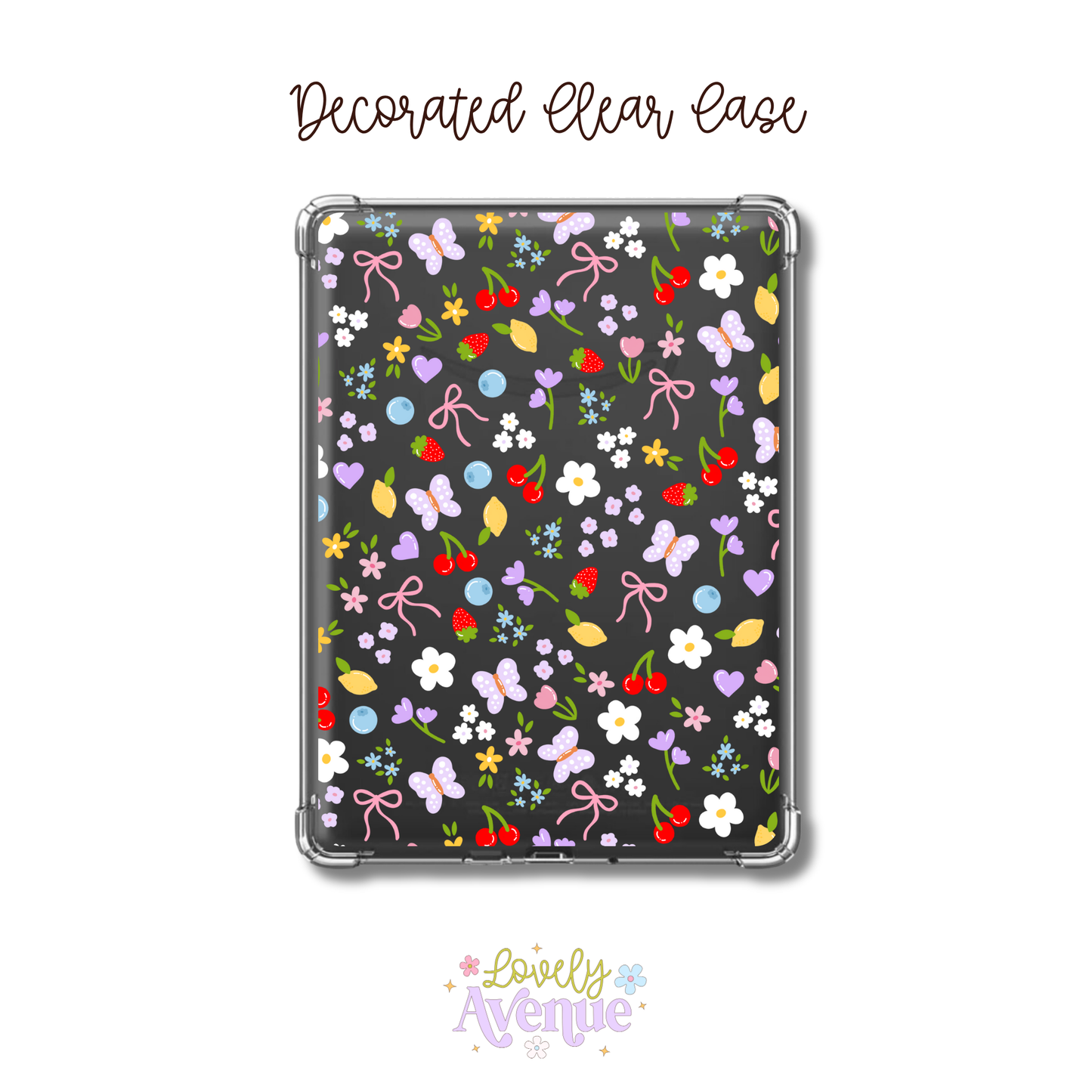 Colorful Summer - E-Reader Decorated Clear Case